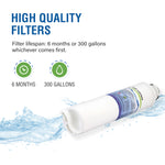 LG M7251242FR-06, M7251252FR-06 & EcoAqua EFF-6028A Compatible VOC Refrigerator Water Filter