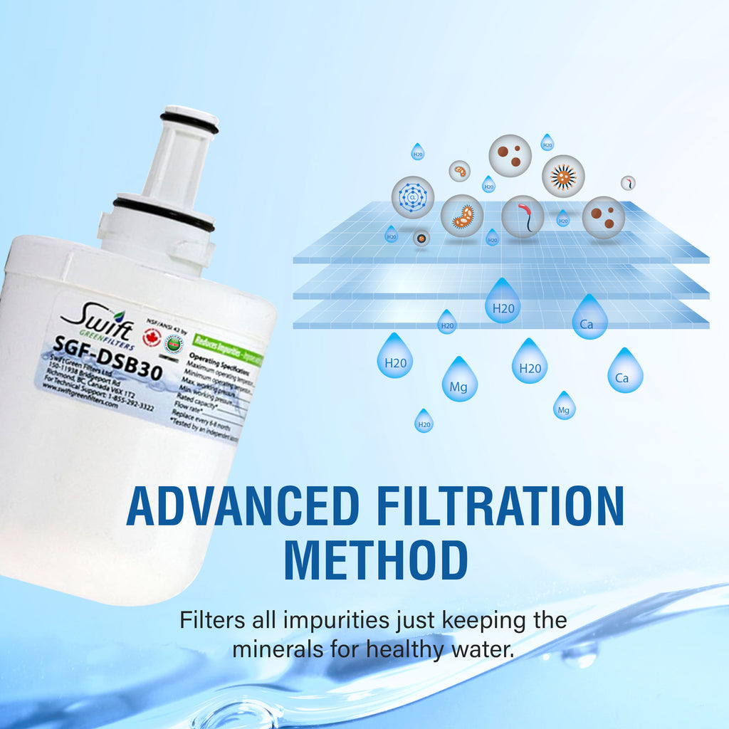 Swift Green Filter SGF-DSB30 VOC Removal Refrigerator Water Filter