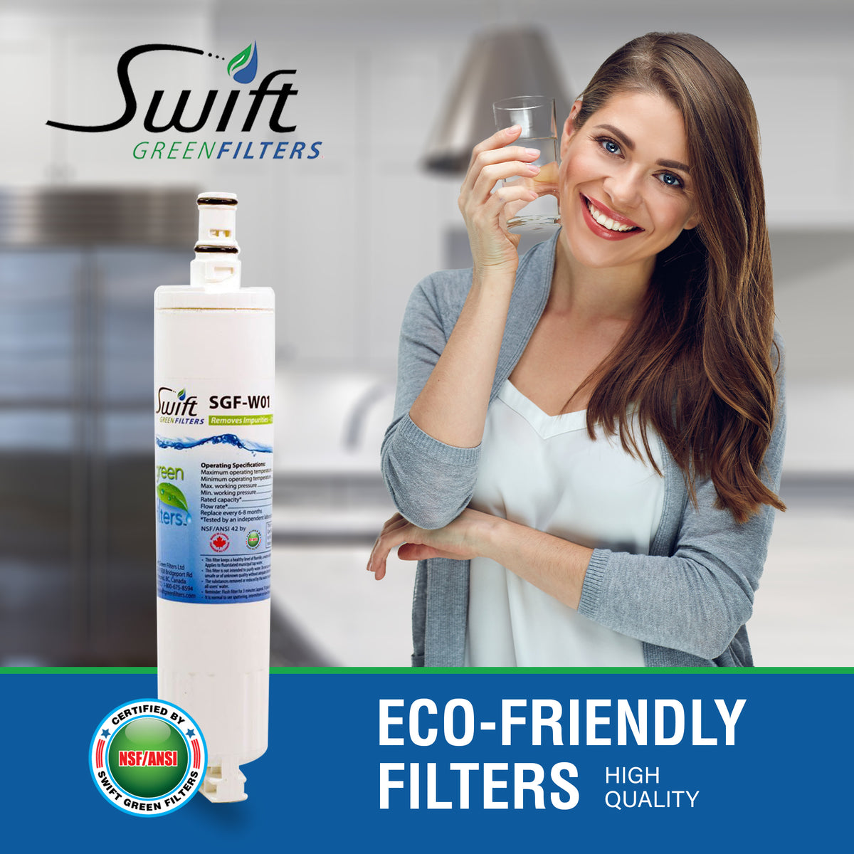 EveryDrop EDR5RXD1 Compatible VOC Refrigerator Water Filter